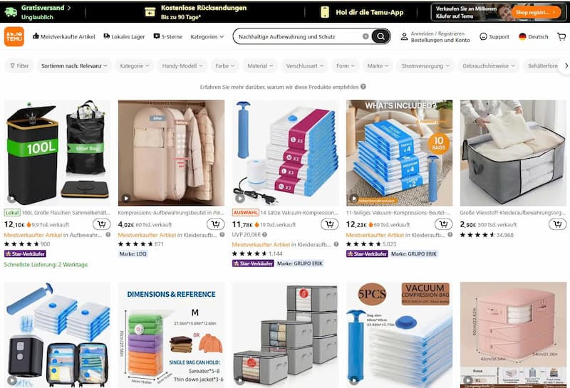 20€ Budget: Was kann man auf Temu kaufen 1