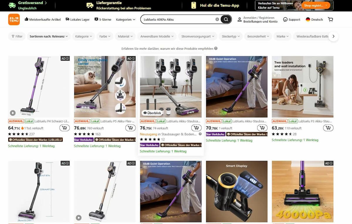 7 Tage Temu Einkauf 2