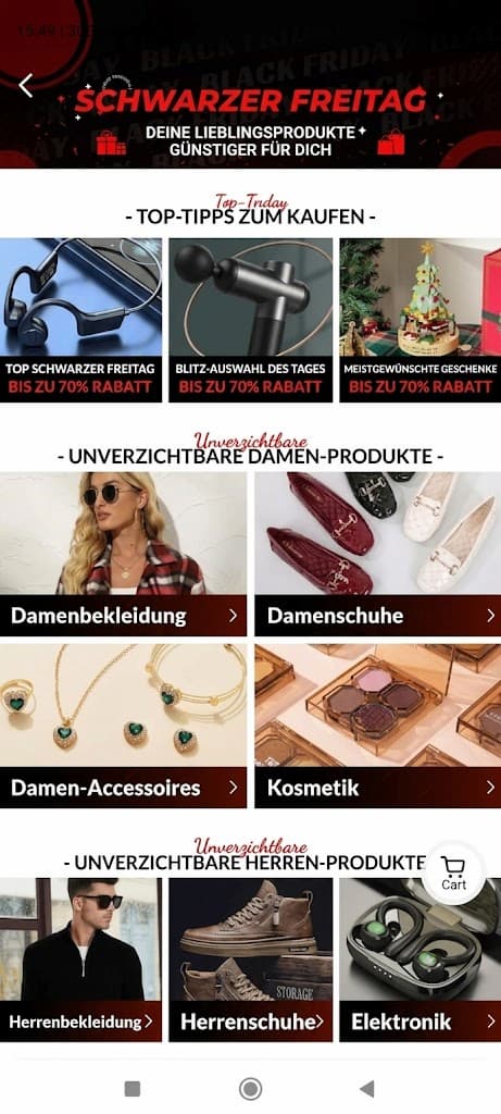 Black-Friday-Angebote auf Temu suchen 3