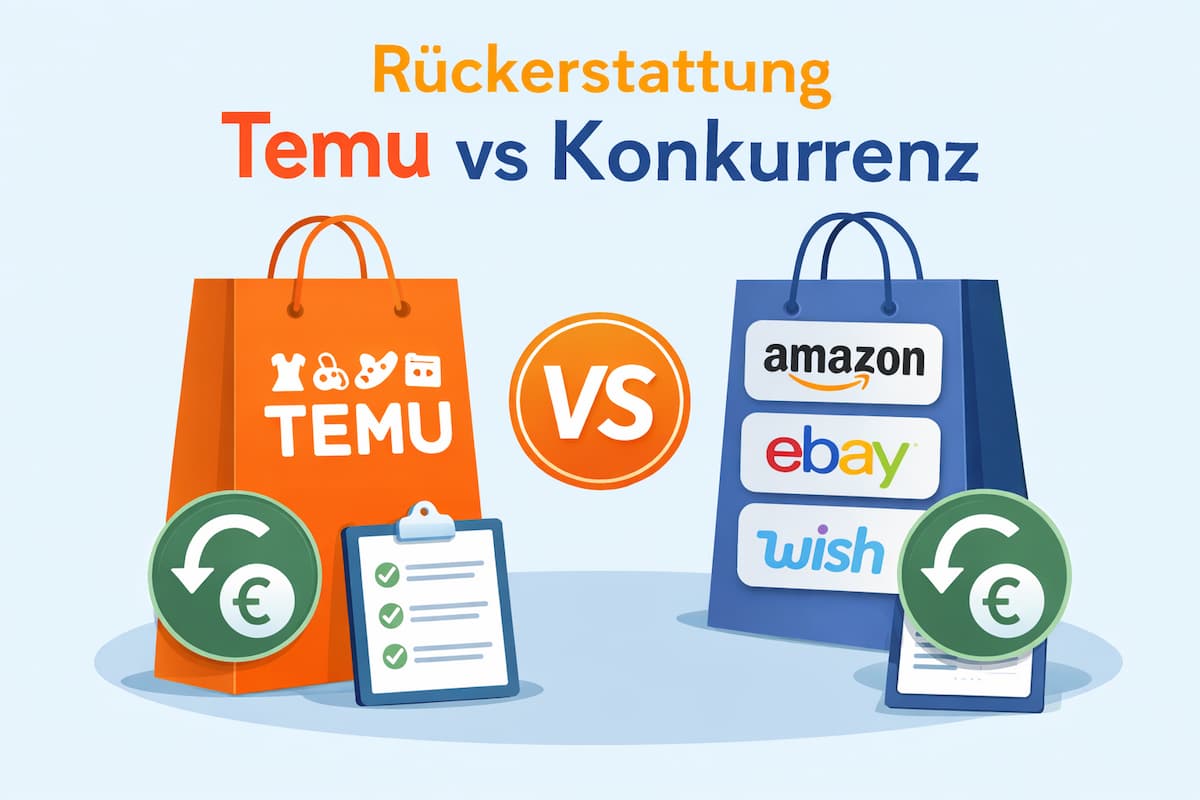 Rückerstattung Temu vs Konkurrenz – Wer bietet bessere Bedingungen?