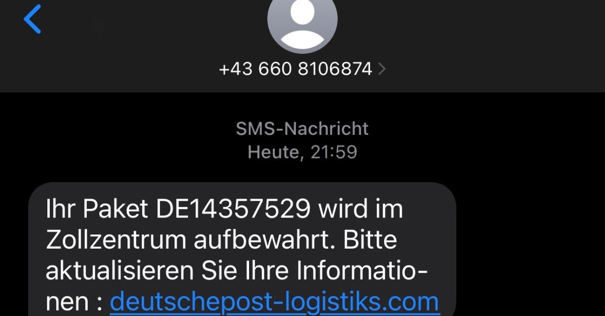SMS-Betrug im Namen von Temu 1