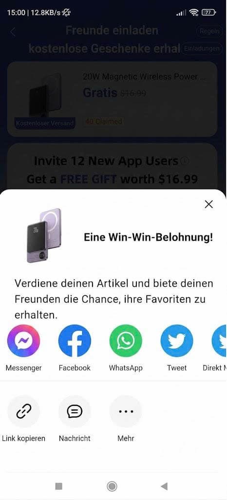 So lädt man Freunde zu Temu ein 6