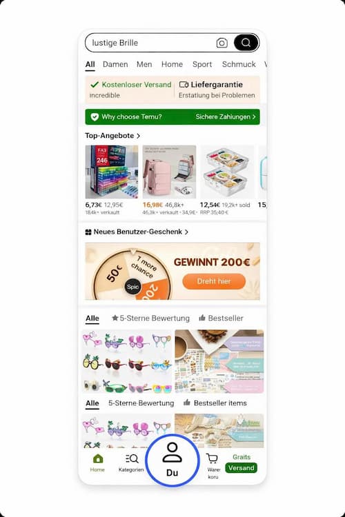 So löscht man ein Temu-Konto 5