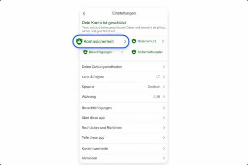 So löscht man ein Temu-Konto 6