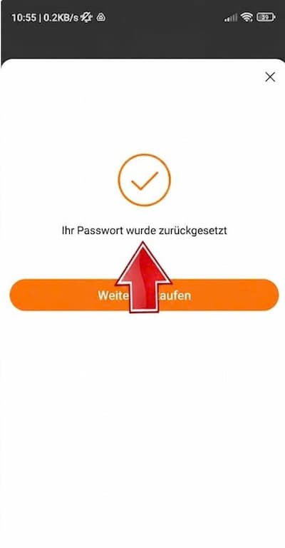 So setzen Sie Ihr Passwort bei Temu zurück 8