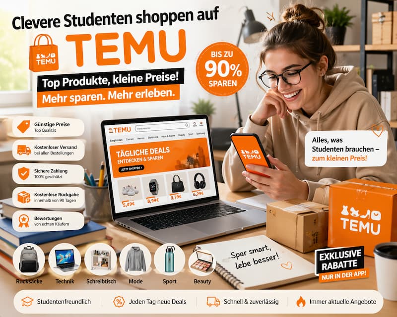 Top Produkte für Studenten auf Temu 1