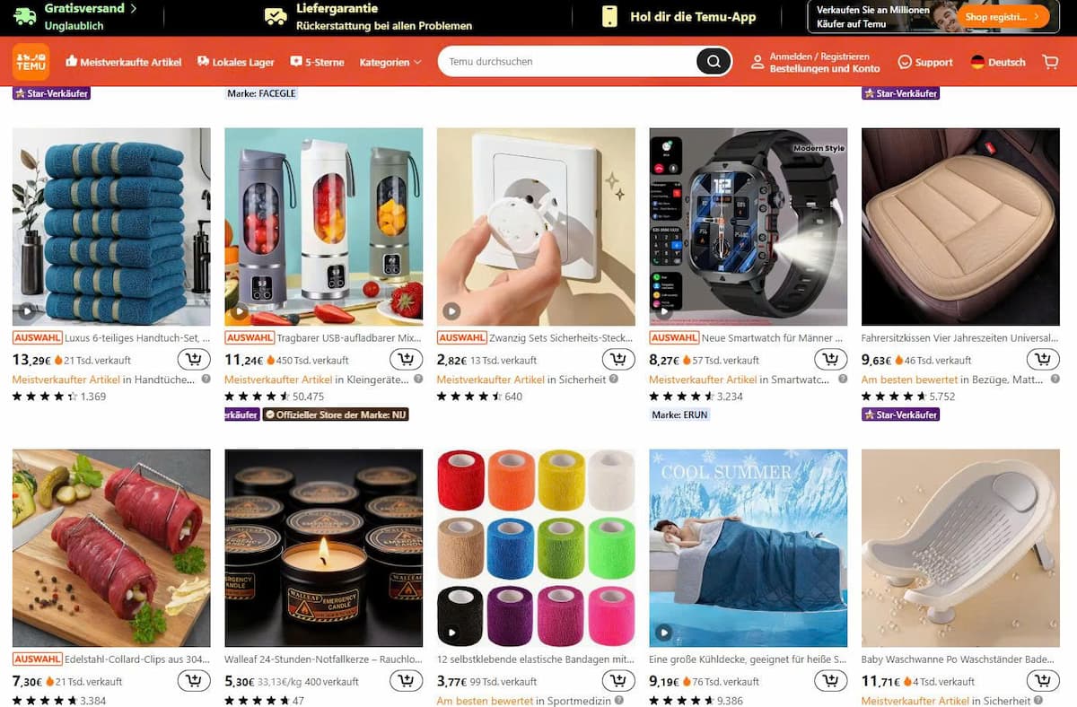 Versteckte Kosten bei Temu 1