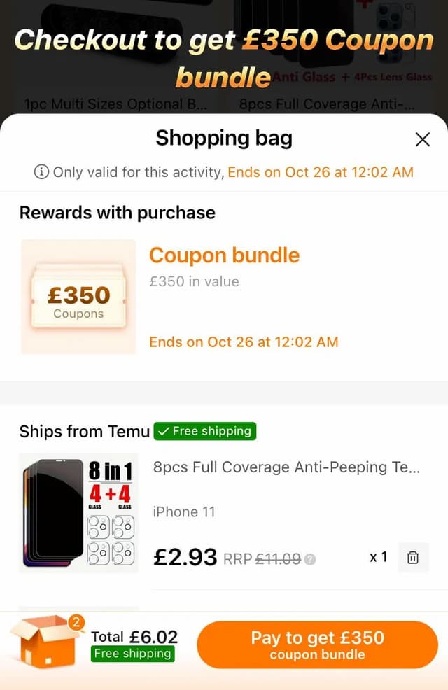 Während des Einkaufens