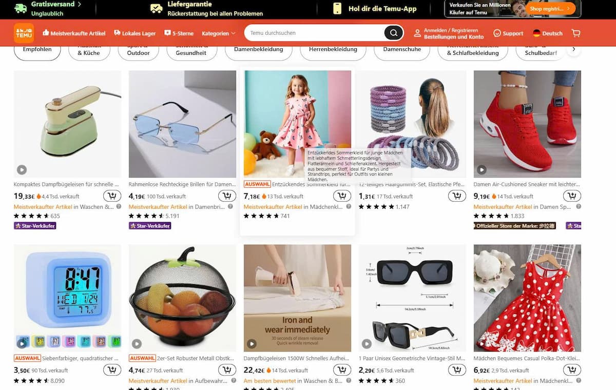 Warum sammelt Temu Daten 4