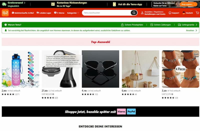 Warum viele Nutzer abends auf Temu shoppen 1