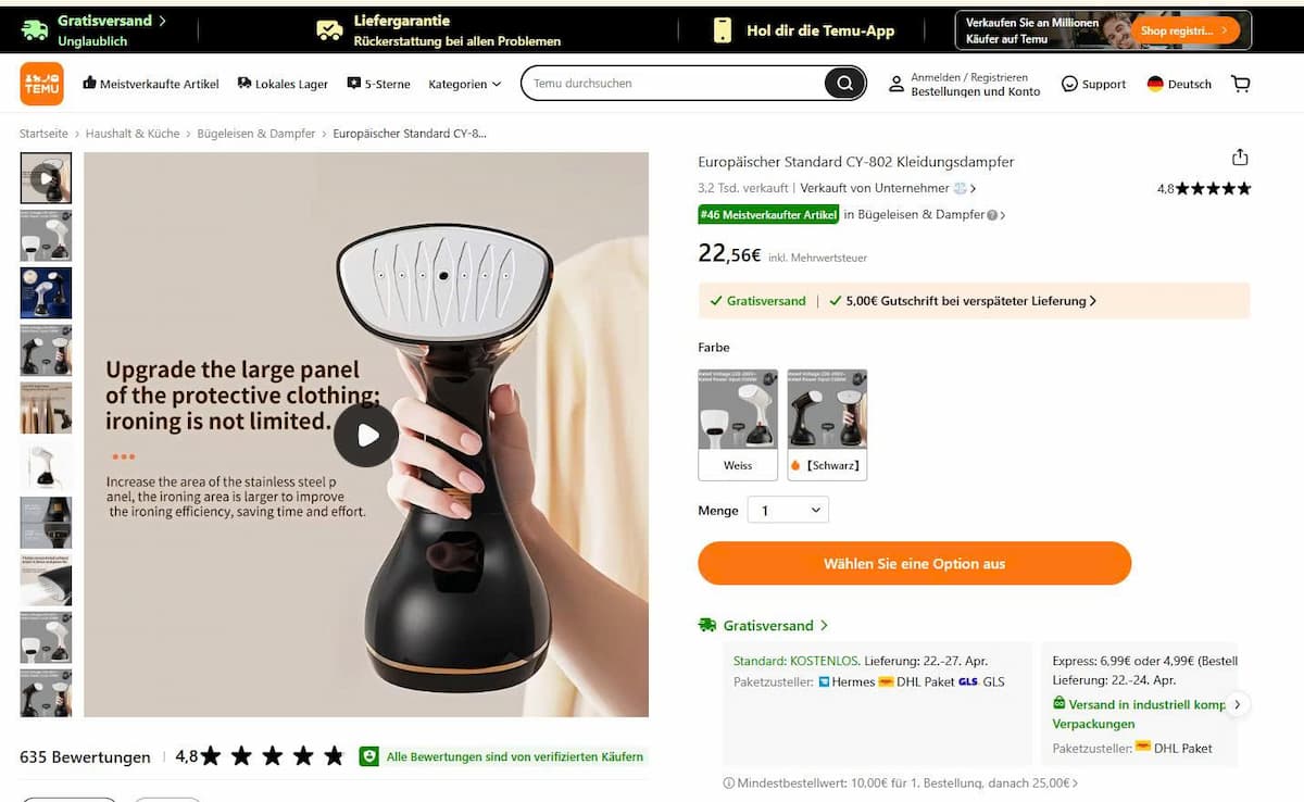 Warum wählen Nutzer Temu statt Amazon 1