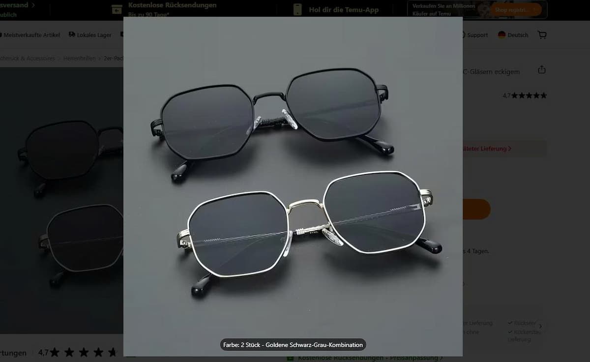 Wie erkennt man seriöse Verkäufer auf Temu 2