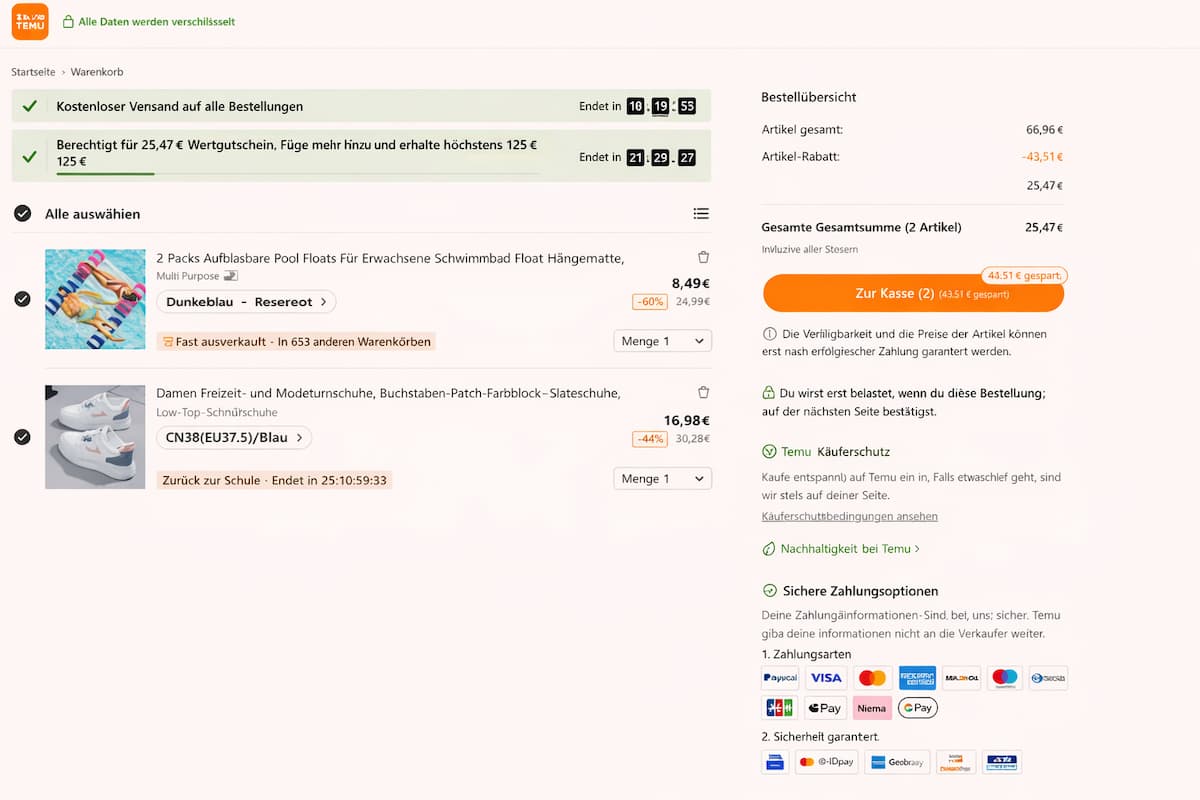 Wie oft kann man Temu Gutscheine nutzen 1