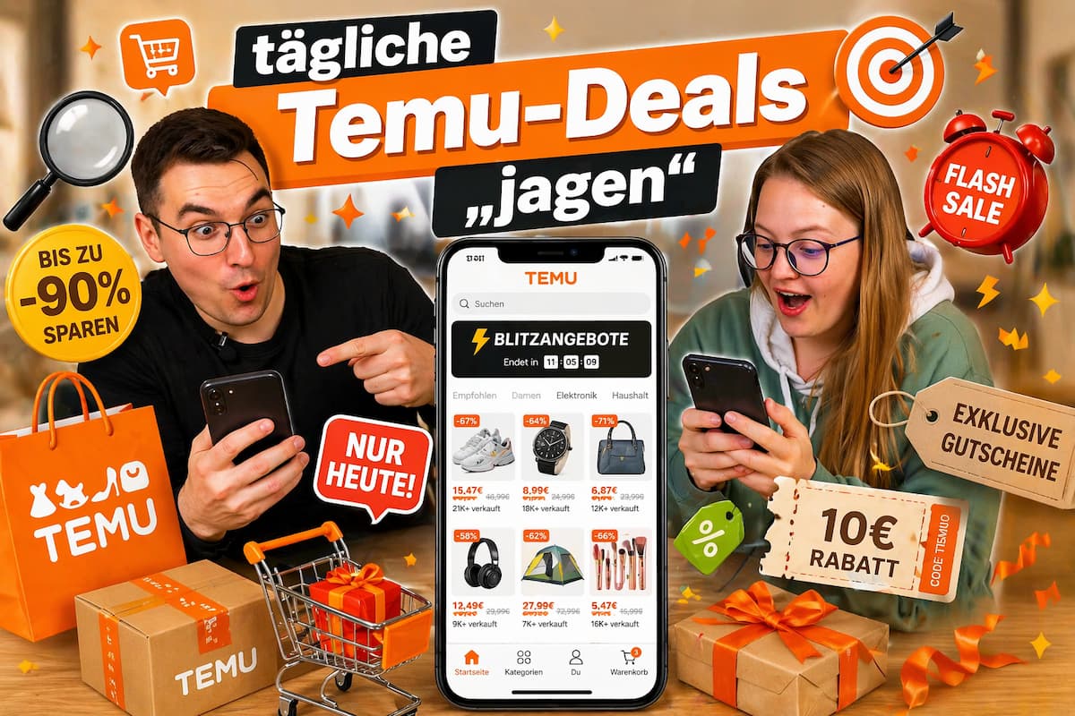 Tägliche Temu-Deals „jagen“: So finden Sie die besten Angebote