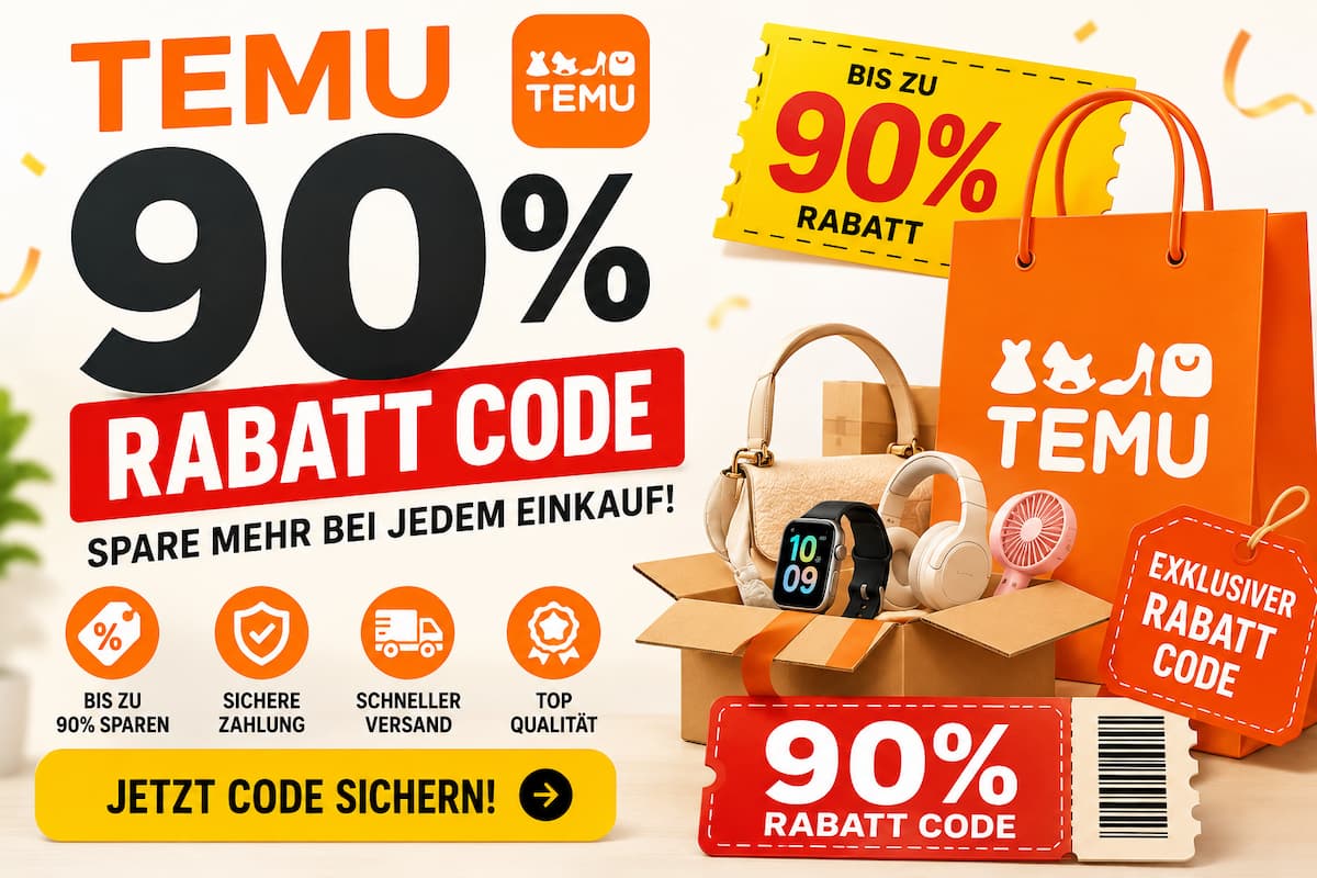 Temu 90% Rabatt Code: Die Hintergründe der extremen Preisnachlässe