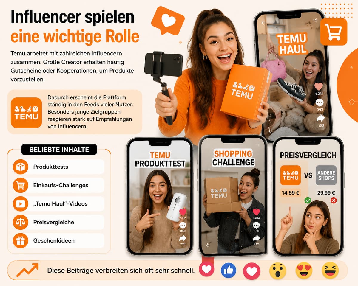 Warum Temu aktuell überall in sozialen Medien auftaucht 3