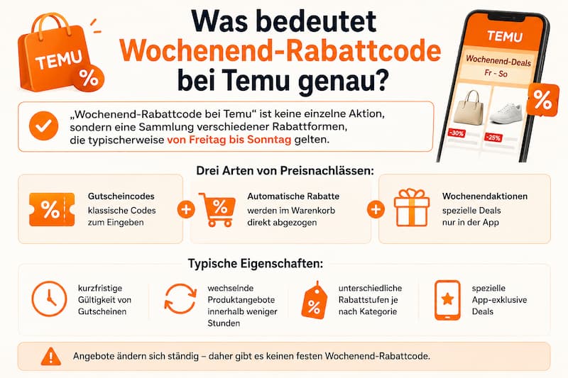 Wochenend-Rabattcode bei Temu 1