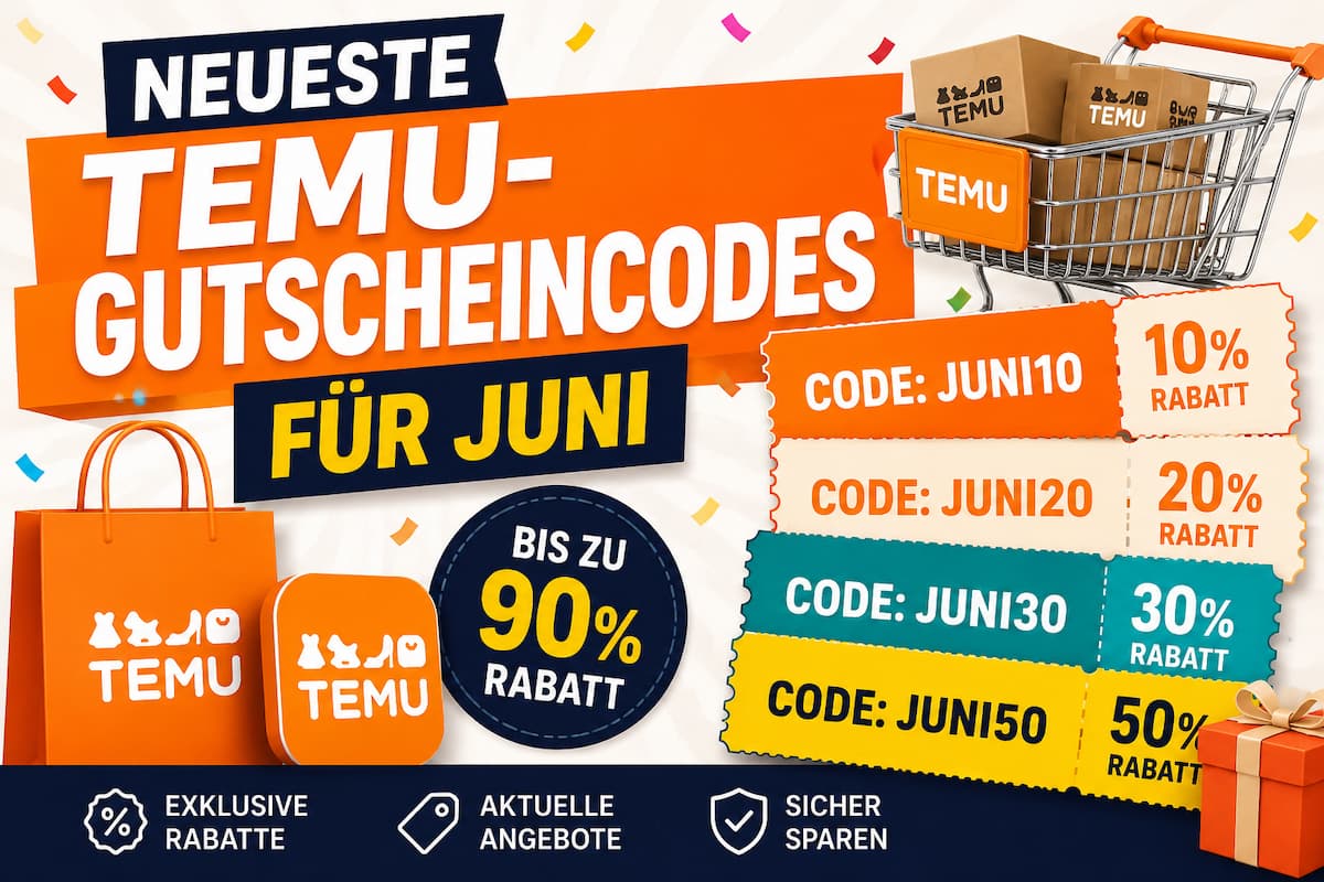 Neueste Temu-Gutscheincodes für Juni: So sparen Sie bei jeder Bestellung