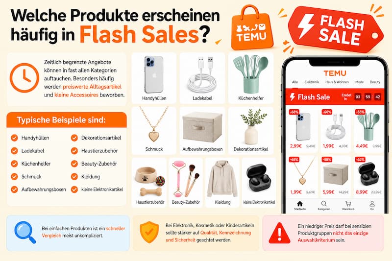 Wie funktionieren Flash Sales auf Temu 7